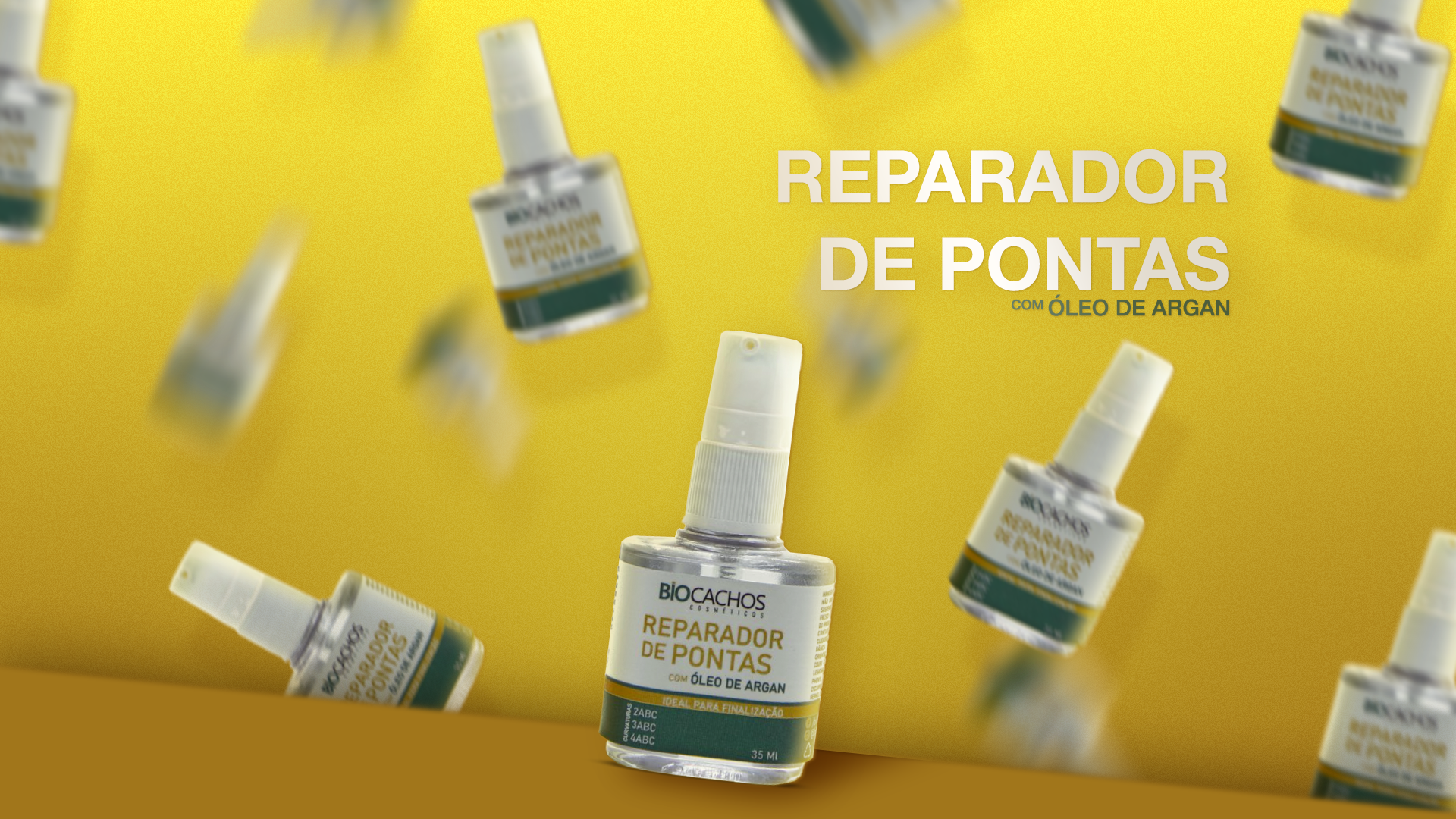 Reparador de Pontas Ojon + Argan + D-pantenol Bio Cachos