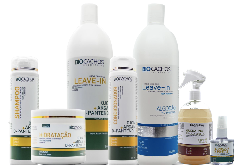 Bio Cachos - Linha completa dos produtos para cabelos cacheados.